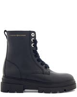 Tommy Hilfiger Bicolor leather lace-up