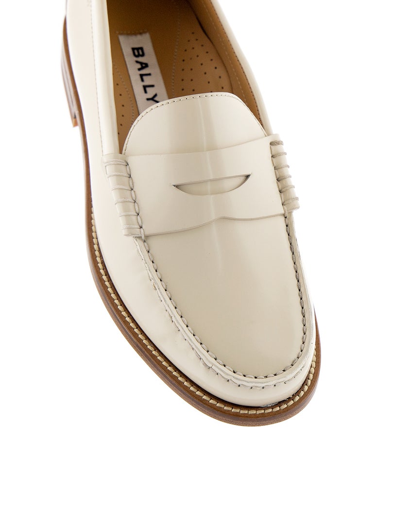 Bally Charlex-W Calf Plain Bone 50