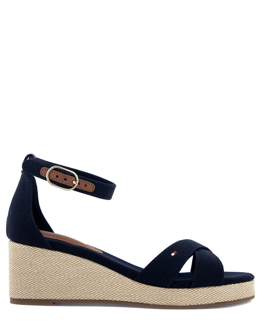 Tommy Hilfiger Flag Criss-Cros Mid Wedge Espa