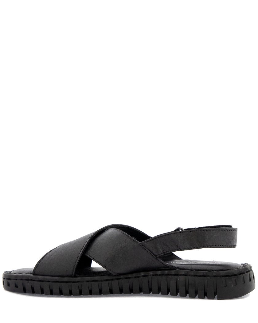 Park West Svart Sandal
