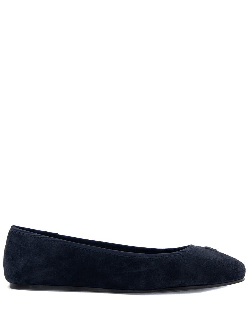 Tommy Hilfiger TH Hardware Suede Ballerina