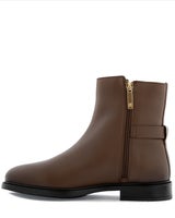Tommy Hilfiger Buckle Leather Ankle Boot