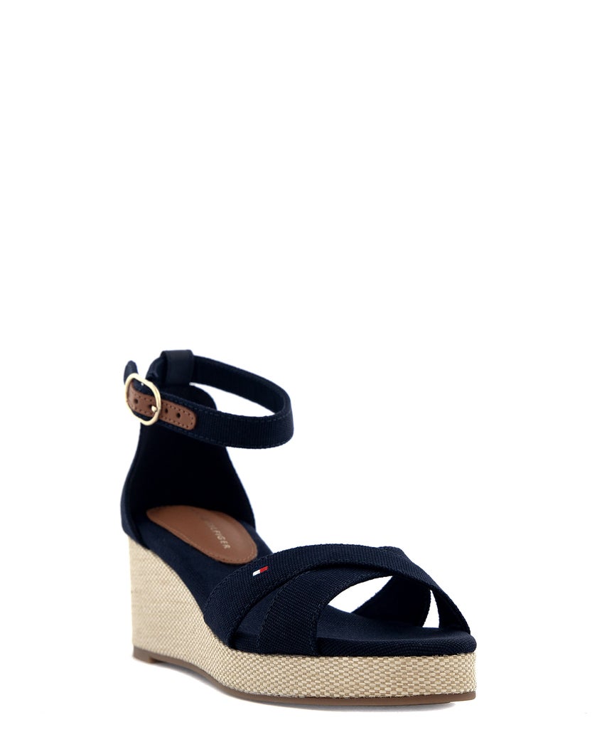 Tommy Hilfiger Flag Criss-Cros Mid Wedge Espa