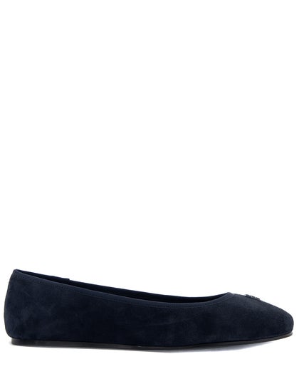 Tommy Hilfiger TH Hardware Suede Ballerina