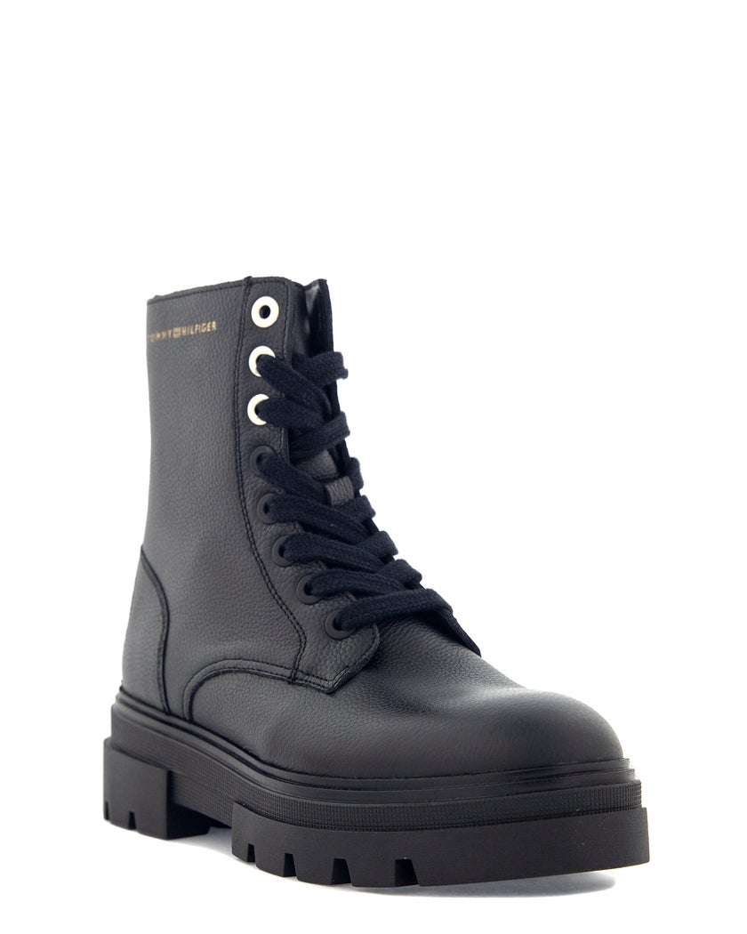 Tommy Hilfiger Bicolor leather lace-up