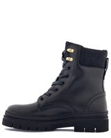 Tommy Hilfiger Cleated lace-up lthr mix mono