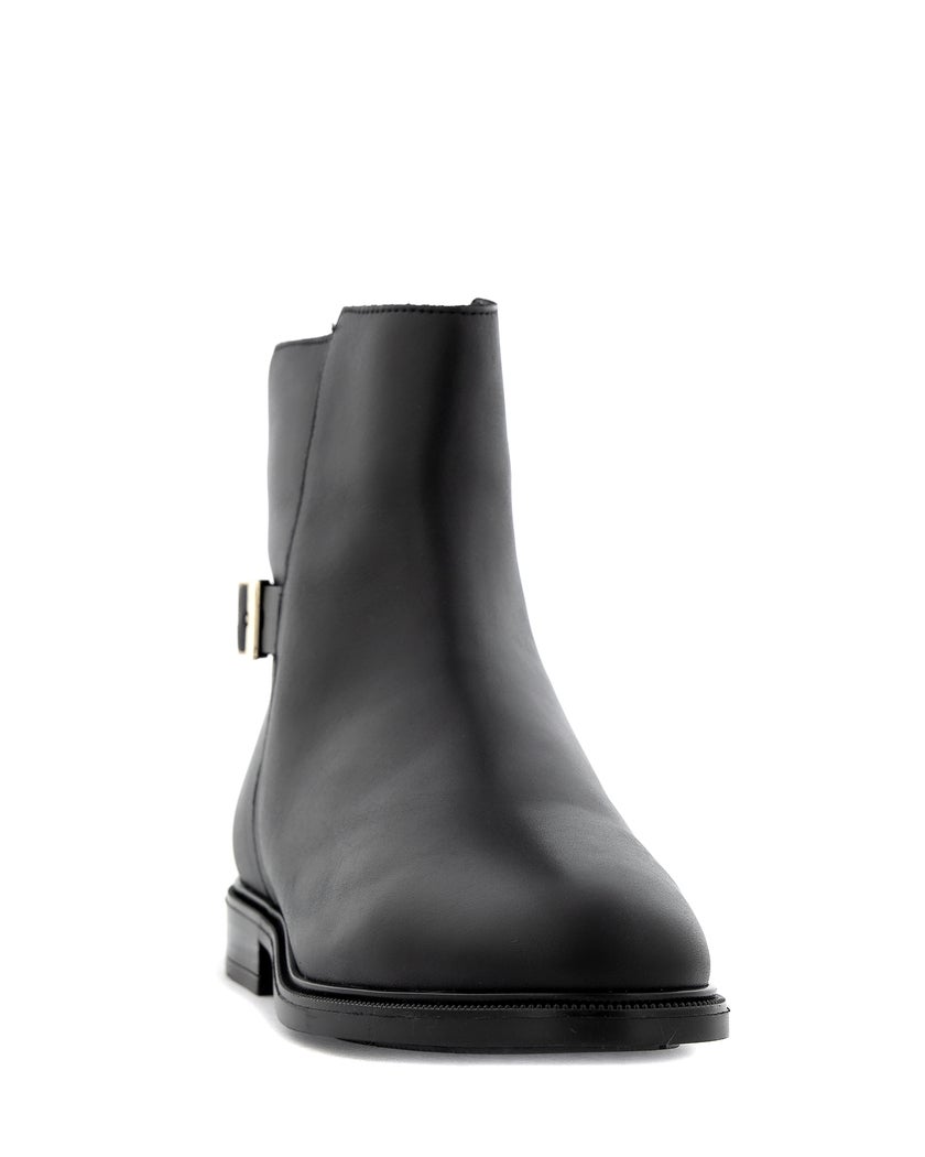 Tommy Hilfiger Buckle Leather Ankle Boot
