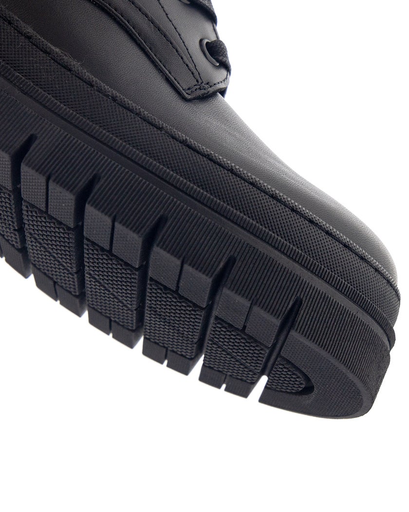Tommy Hilfiger Cleated lace-up lthr mix mono